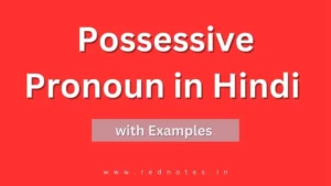 Read more about the article Possessive Pronoun in Hindi – Definition, Examples and Sentence