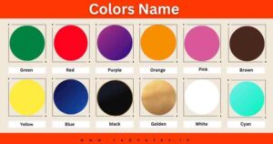 Read more about the article Colors Name : Color Name List – Color Name in English